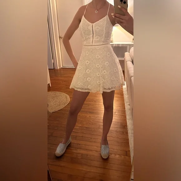 🆕Abercrombie&Fitch white dress - Picture 5 of 6